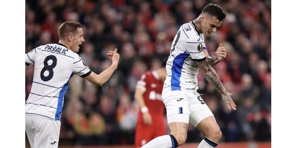 L'imbattibilità casalinga del Liverpool è stata interrotta dall'Atalanta